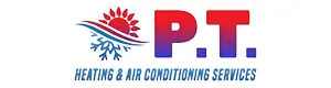 P.T. Heating & Air Conditioning Logo