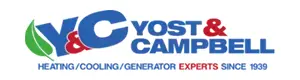 Yost & Campbell Heating, Cooling & Generators Logo