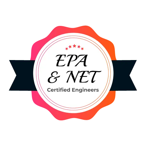 EPA & NET Certified Engineers